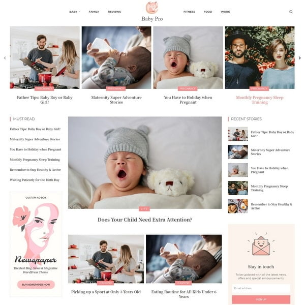 Site baby blog featured