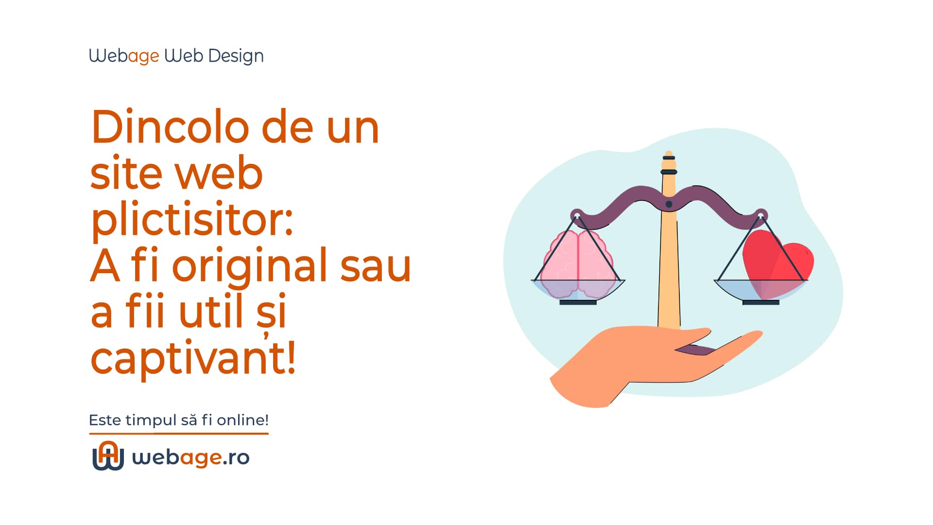 Dincolo de un site web plictisitor A fi original sau a fii util și captivant