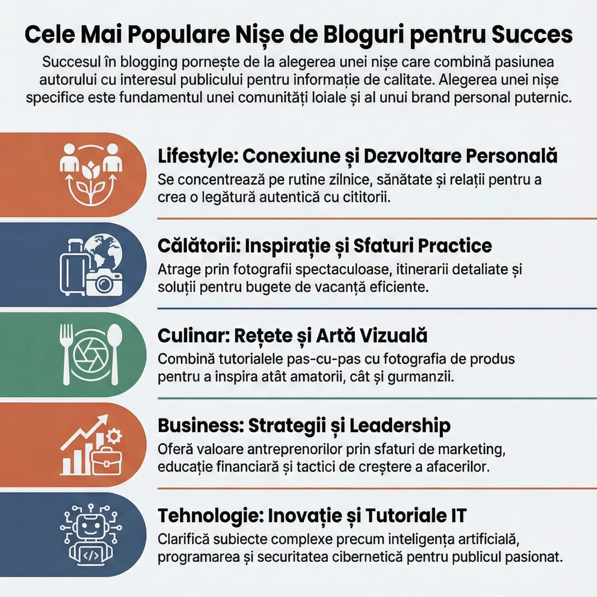 Tipuri de bloguri populare: Ghid complet