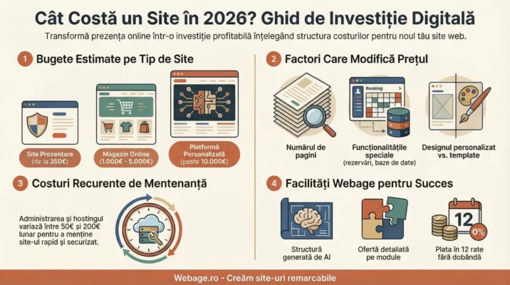 Preț site Ghid complet calculator preț Webage