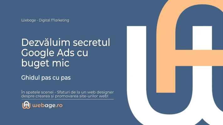 Dezvăluim secretul Google Ads cu buget mic - ghidul pas cu pas