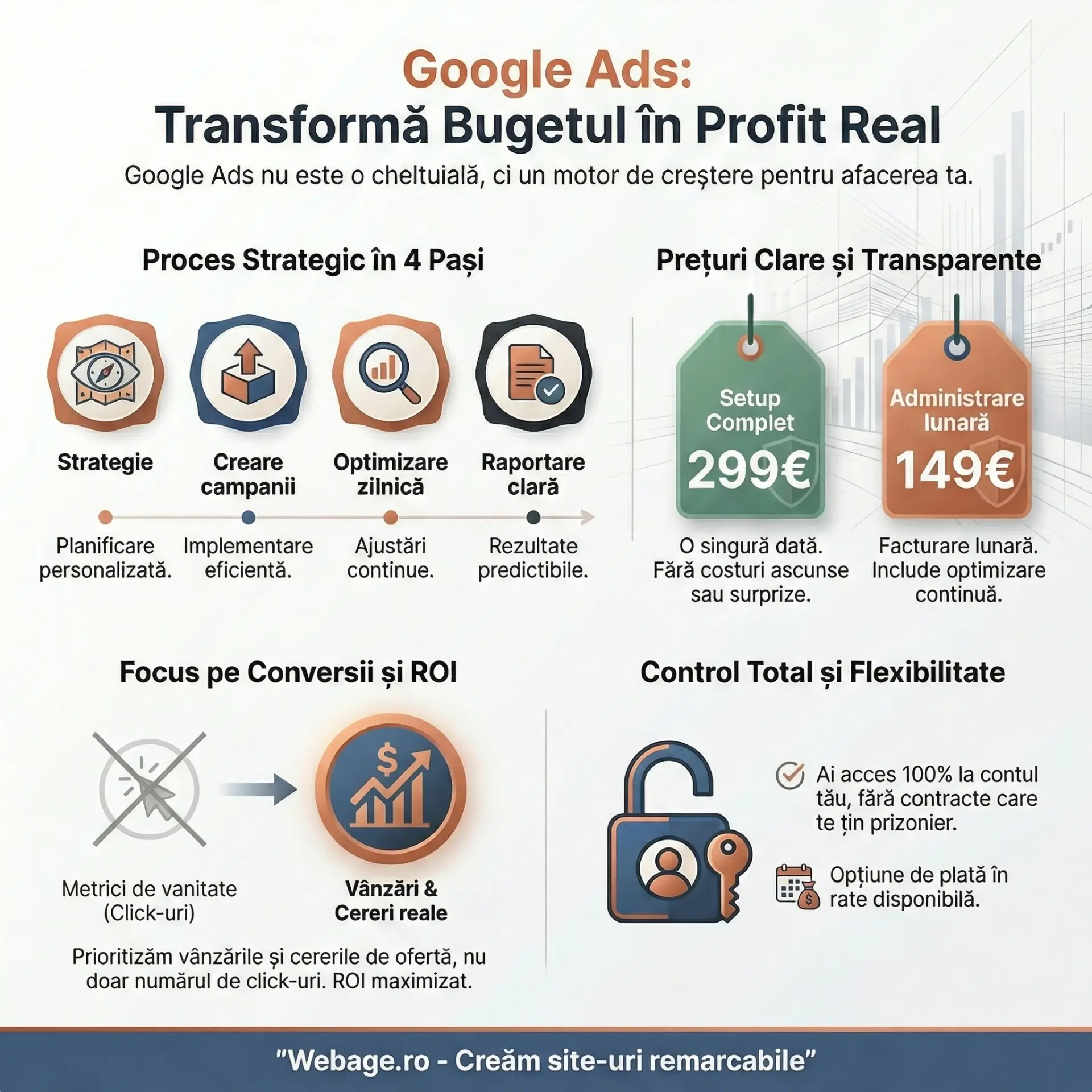 Servicii Google Ads care transformă bugetul în profit real