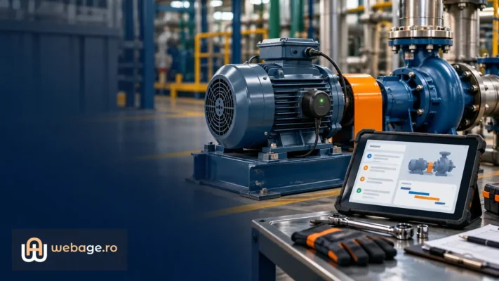 Analiza unui site pentru mentenanță industrială și a procesului de solicitare a unei oferte